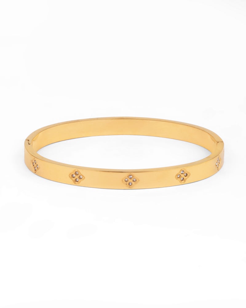 TAAHIRA Lily Bangle Bracelet - Image 1